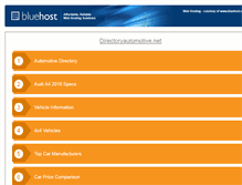 Tablet Screenshot of directoryautomotive.net